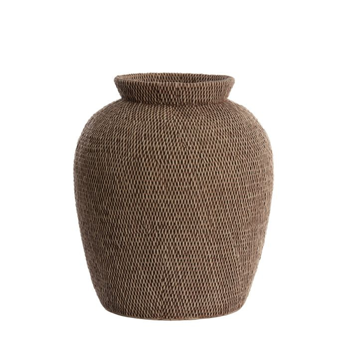 Vase Deco Vendie Brown