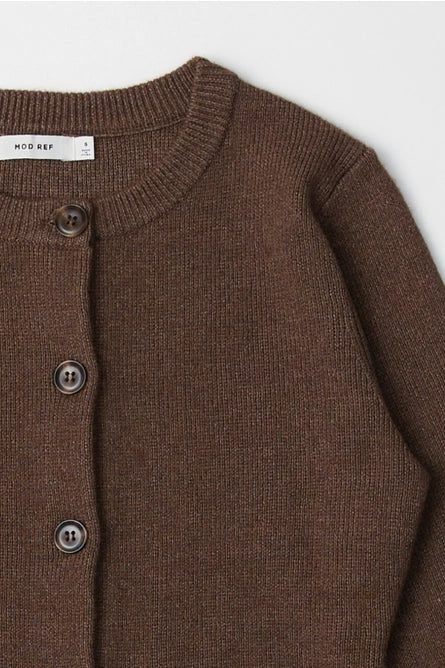 Tyler Cardigan - Chestnut Brown