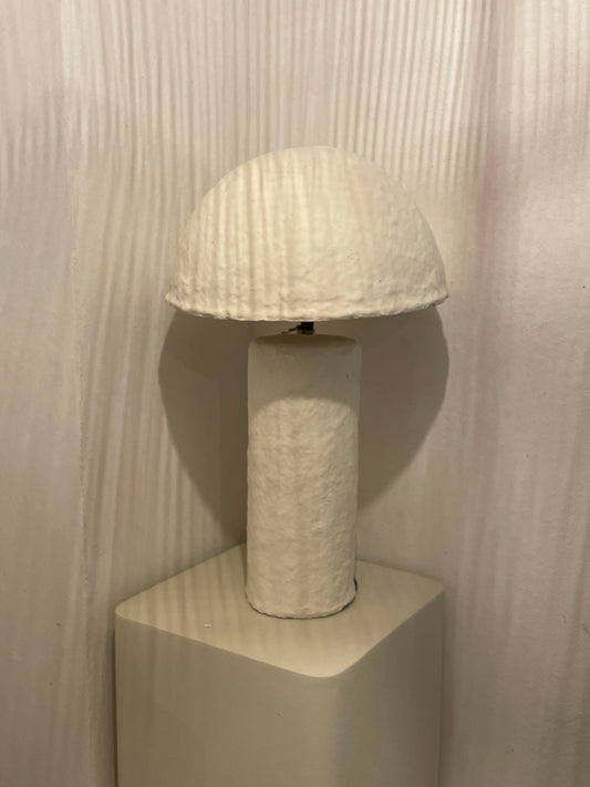 Tischleuchte Qazu Creme