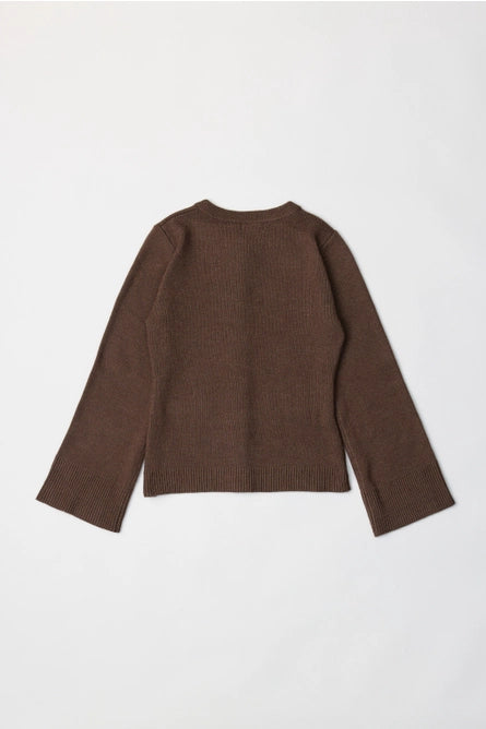 Tyler Cardigan - Chestnut Brown