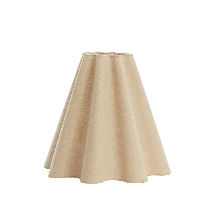 Shade Round Wave Linen Natural