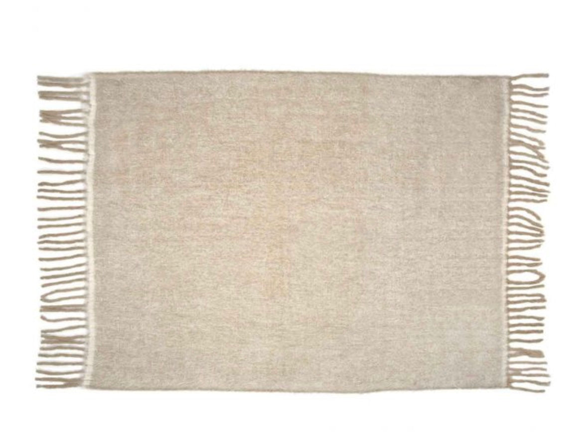 Manta Lana Beige
