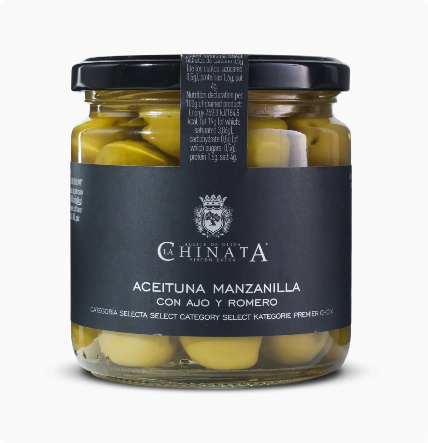 Aceituna Manzanilla Ajo y Romero