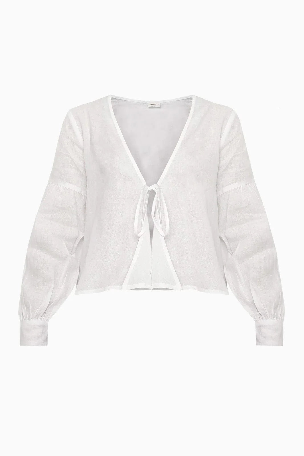 Anna Long Sleeved Tie Blouse by Arkitaip