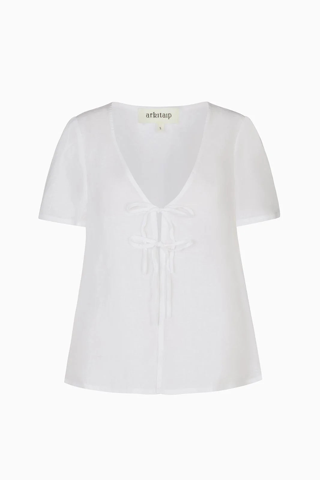Laurene Tie Blouse by Arkitaip