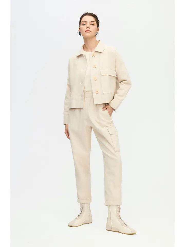 Herringbone Cargo Pants by Ikikiz