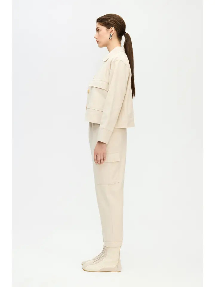 Herringbone Cargo Pants by Ikikiz