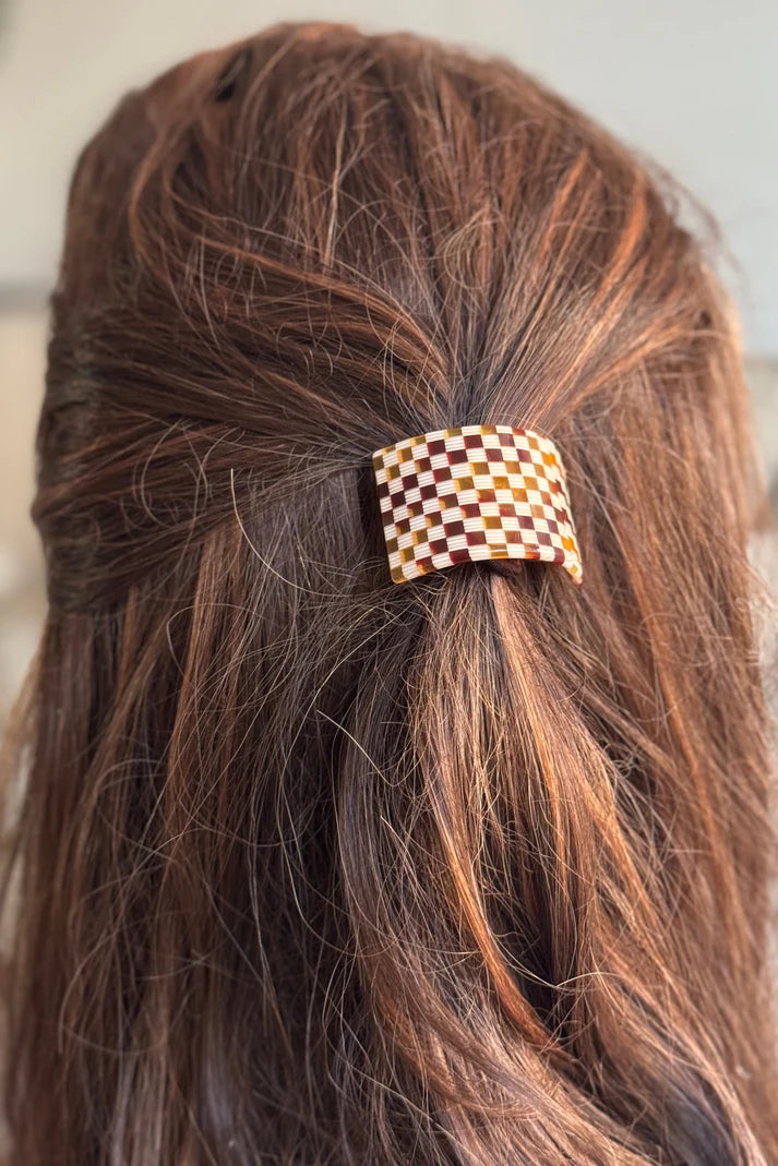 Acetate Elastic - Checkerboard