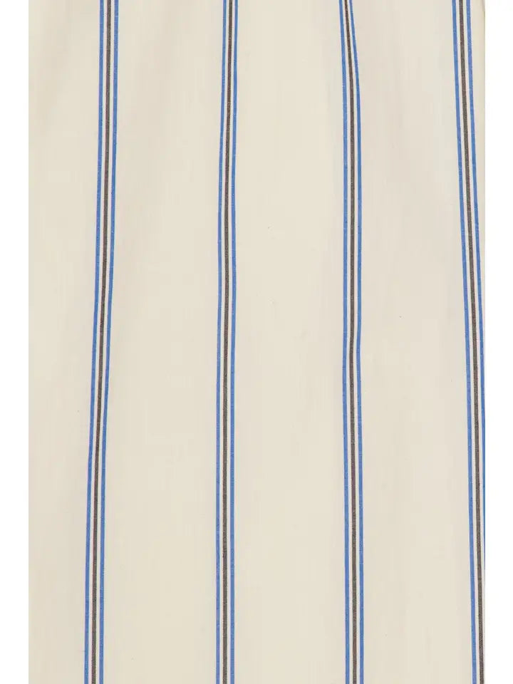 Moon Pants Stripe - Blue/Ecru
