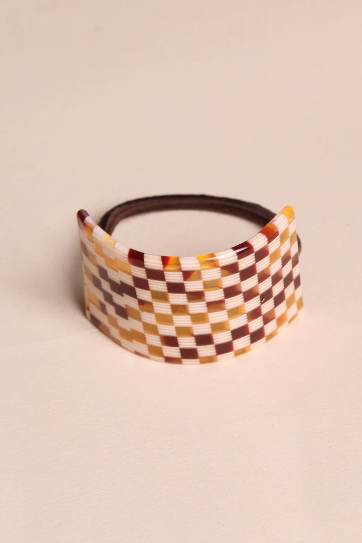 Acetate Elastic - Checkerboard