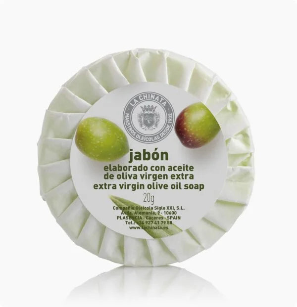 Jabón al Aceite de Oliva Plisado 20g