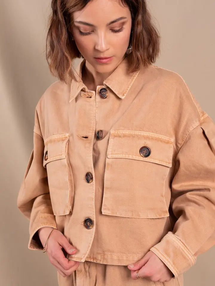 Organic Denim Jacket Jeanne by Nagev
