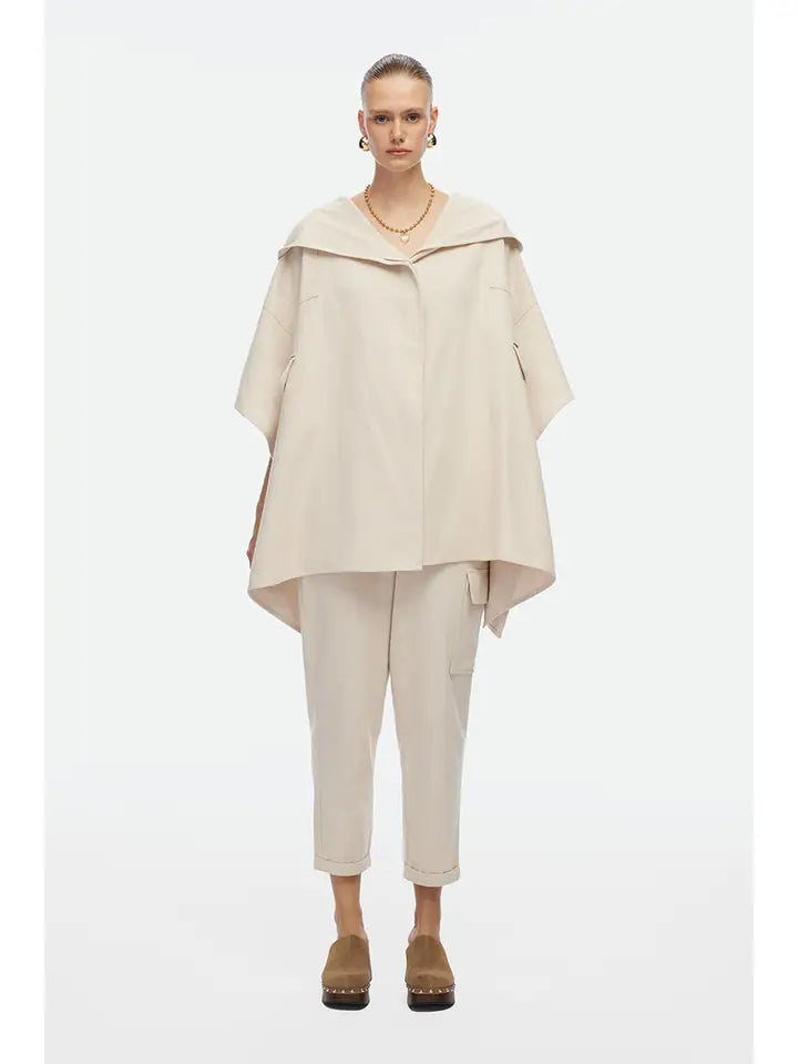 Herringbone Poncho by Ikikiz