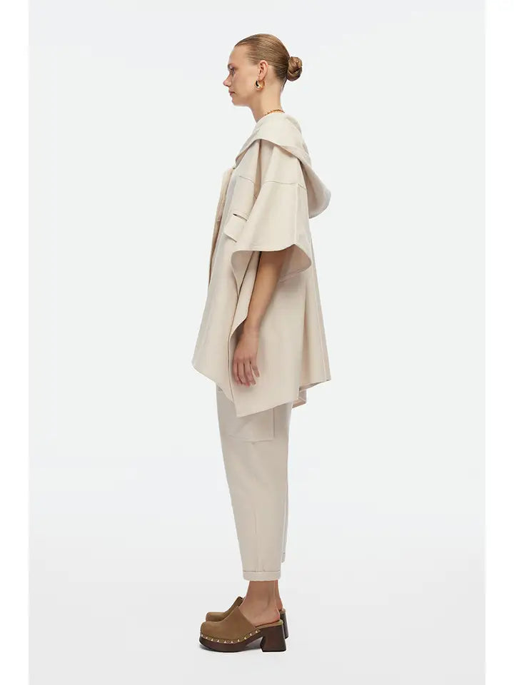 Herringbone Poncho by Ikikiz