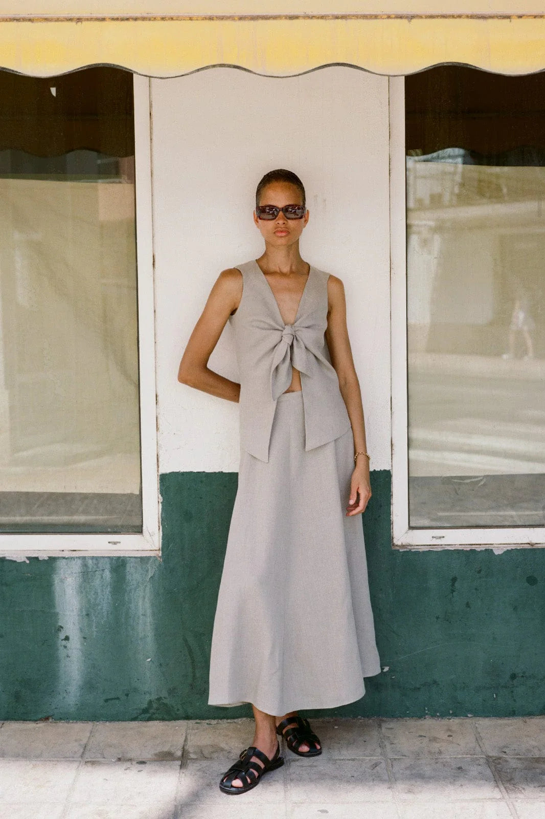 Poppy Floating Maxi Skirt by Arkitaip