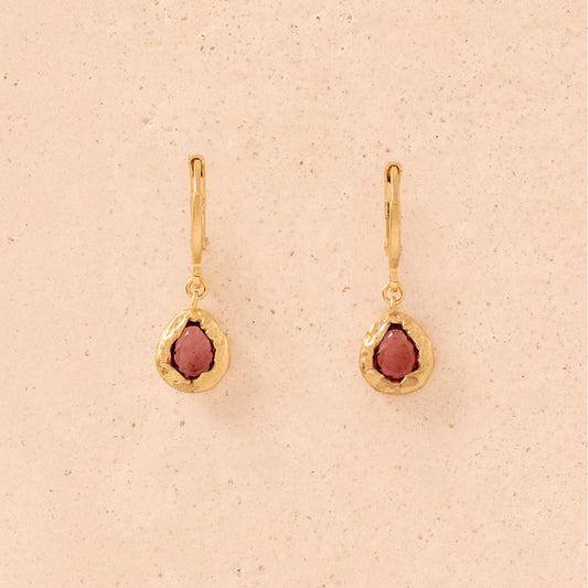 Lysia Rosewood Earrings