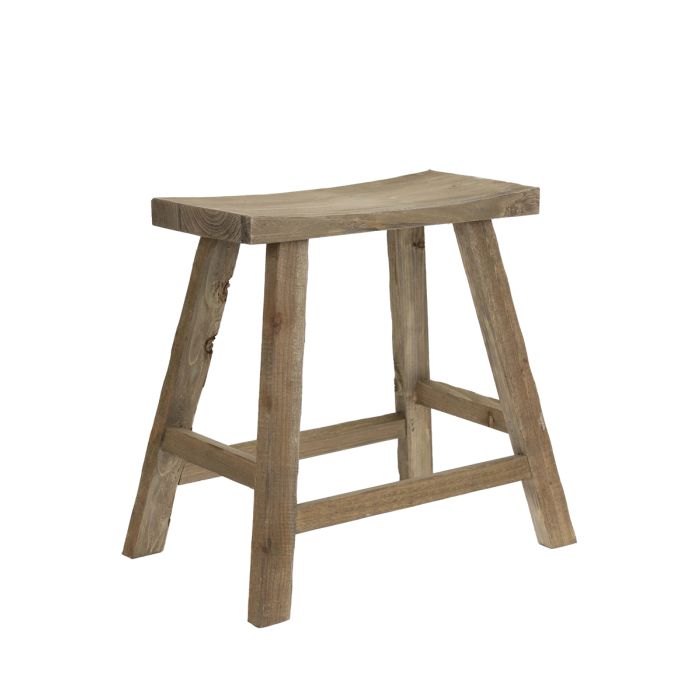 Stool Sanza - Natural Wood