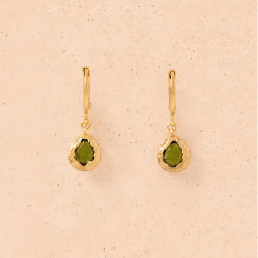 Lysia Dark Green Earrings